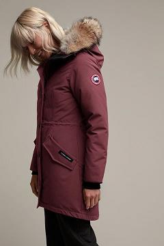 Chamarras Canada Goose Mujer Mexico - Rossclair Abrigos Rojos Oscuro PW9184075